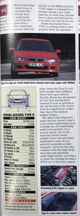 RE: Honda Accord Type R: Catch It While You Can - Page 2 - General Gassing - PistonHeads