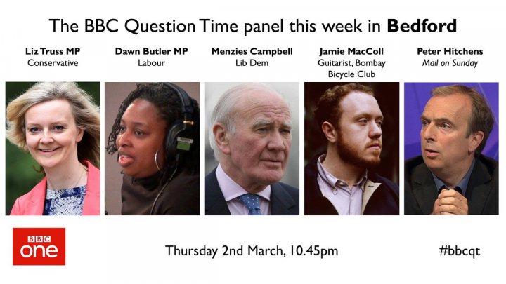 Balanced Question Time panel tonight - of course not! VOL 2 - Page 500 - News, Politics & Economics - PistonHeads