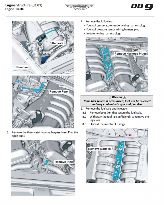 DB9 Intake Manifold Removal - Page 1 - Aston Martin - PistonHeads