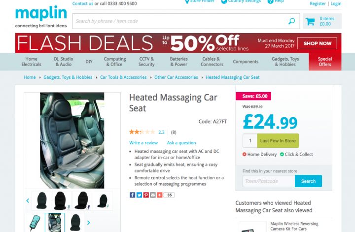 Cheapest car with massaging seats? - Page 1 - Car Buying - PistonHeads