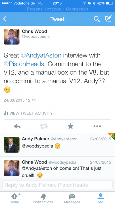 V12v: return of the manual?? - Page 1 - Aston Martin - PistonHeads