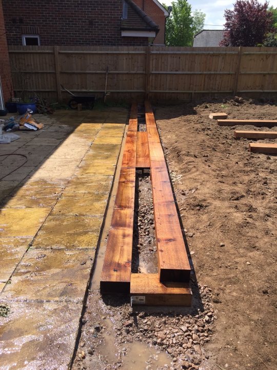 Has anyone build raised border using (new) oak sleepers - Page 3 - Homes, Gardens and DIY - PistonHeads