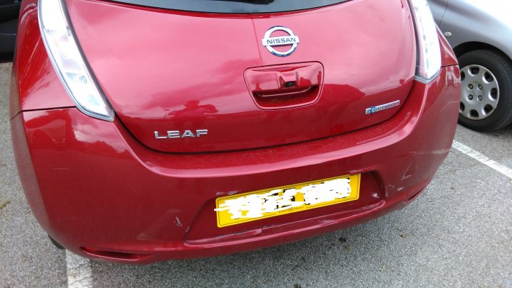 My Leaf Rear Ended :-( - Page 1 - EV and Alternative Fuels - PistonHeads