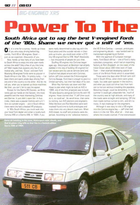 RE: Ford Sierra XR-8: You Know You Want To - Page 1 - General Gassing - PistonHeads