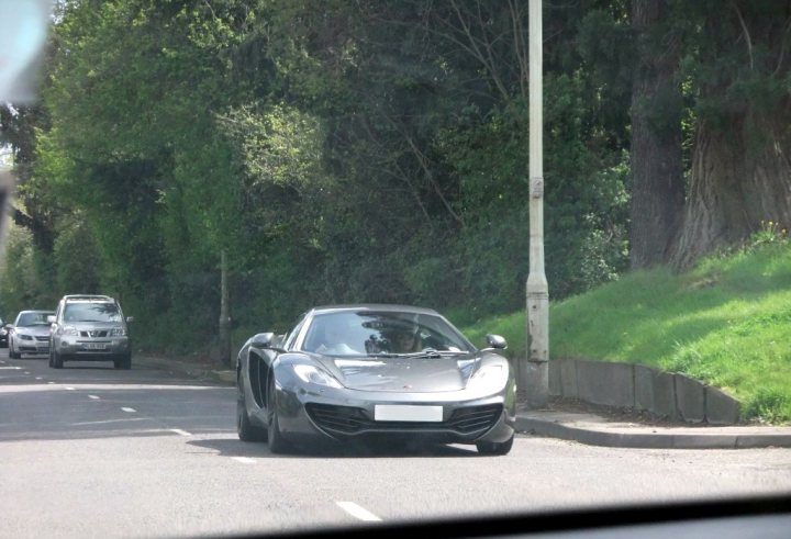 Lovely grey McLaren MP412C in Northchurch Berkhamsted the other day