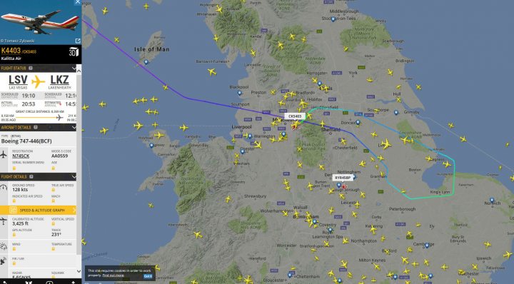 Cool things seen on FlightRadar - Page 6 - Boats, Planes & Trains - PistonHeads