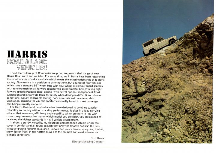 "Harris Road & Land Vehicles" - Page 1 - Off Road - PistonHeads