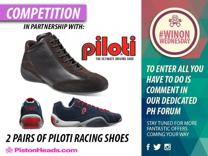 Win on Wednesday: 2 Pairs of Piloti Driving shoes - Page 1 - General Gassing - PistonHeads