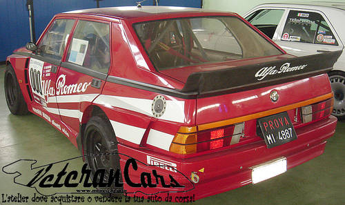 This Alfa 75 IMSA is currently for sale in Italy for an undisclosed fee