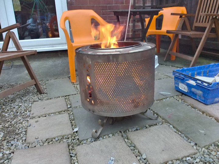 Washing Machine Drum As A Firepit Hard To Remove Page 1