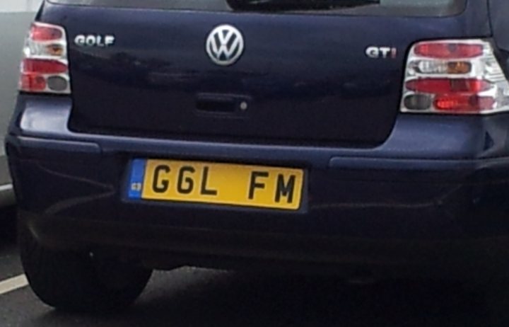 What crappy personalised plates have you seen recently? - Page 447 - General Gassing - PistonHeads