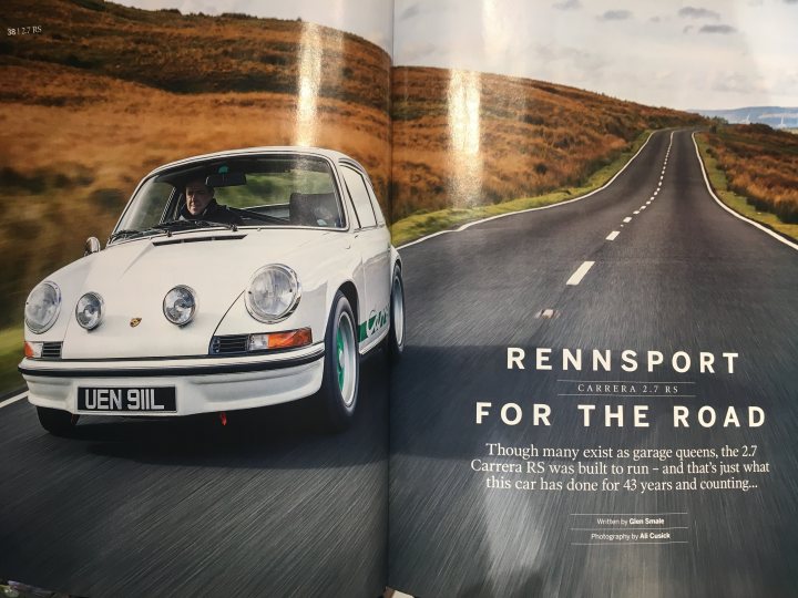 Inside cover for a 73RS - Page 1 - Porsche Classics - PistonHeads