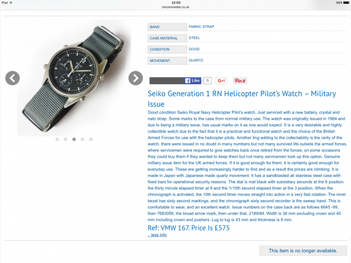 Service Aircrew watch - value? - Page 1 - Watches - PistonHeads