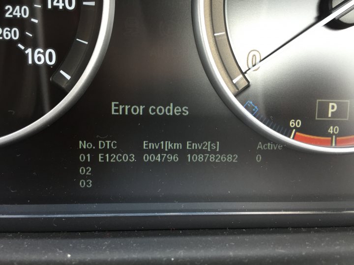 F10/F11 fault codes shown in hidden menu - Page 1 - BMW General - PistonHeads