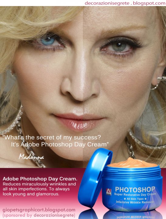 Adobe Day Ciccone Photoshop Cream Madonnaadobephotoshopday Madonna