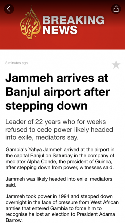 Gambian Dictator President Jammeh defeated - Page 3 - News, Politics & Economics - PistonHeads
