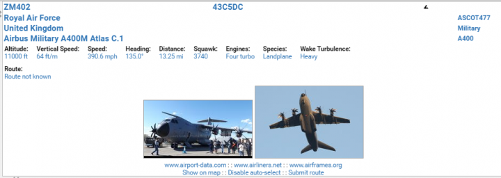 Cool things seen on FlightRadar - Page 5 - Boats, Planes & Trains - PistonHeads