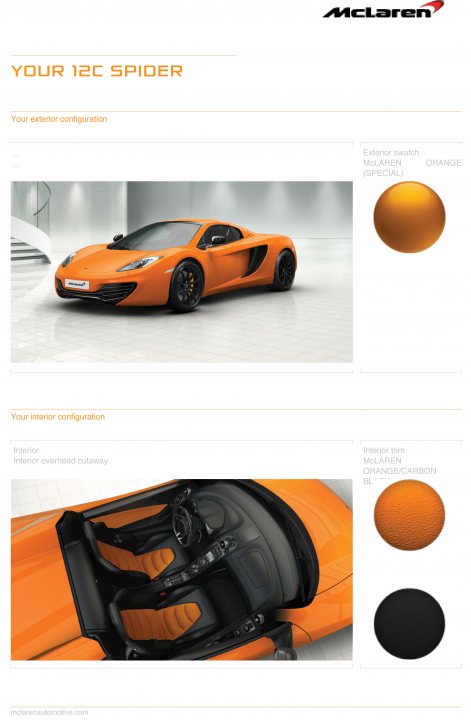 RE: McLaren MP4 12C Spider unveiled - Page 9 - General Gassing - PistonHeads