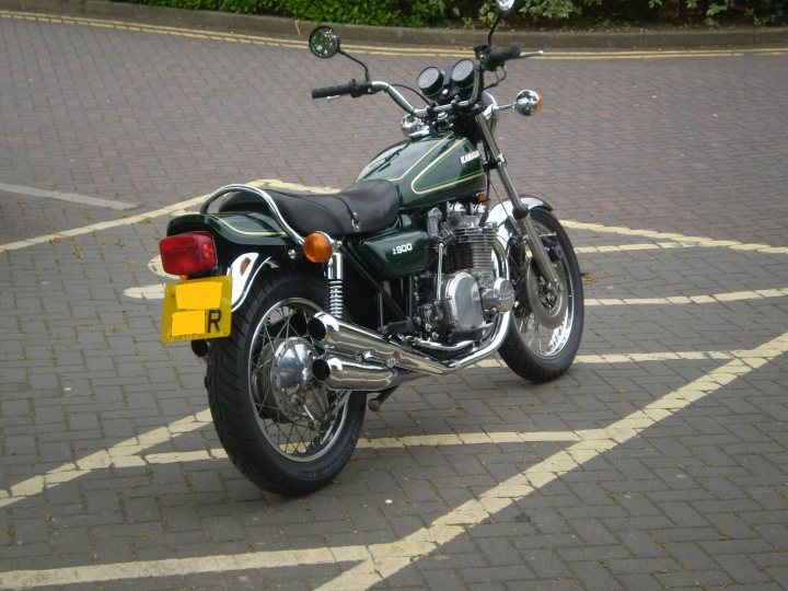 A motorcycle parked on the side of a road - Pistonheads