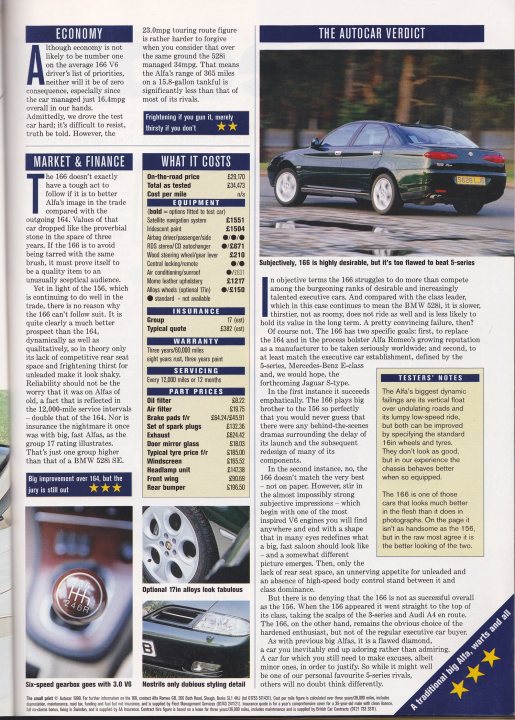 Alfa 166 3.0  - Page 2 - Readers' Cars - PistonHeads