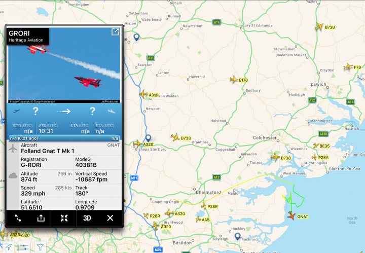Cool things seen on FlightRadar - Page 9 - Boats, Planes & Trains - PistonHeads
