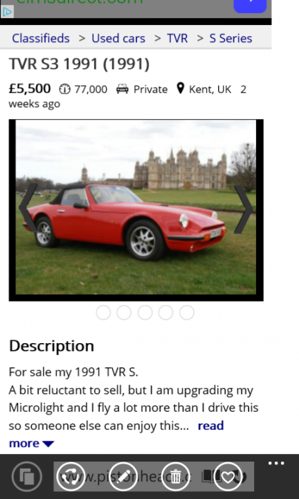 Damaged Red "S" on eBay today. - Page 1 - S Series - PistonHeads
