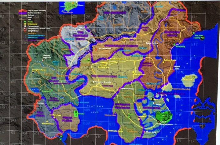 Red dead redemption 2 map leaked online - Page 3 - Video Games - PistonHeads