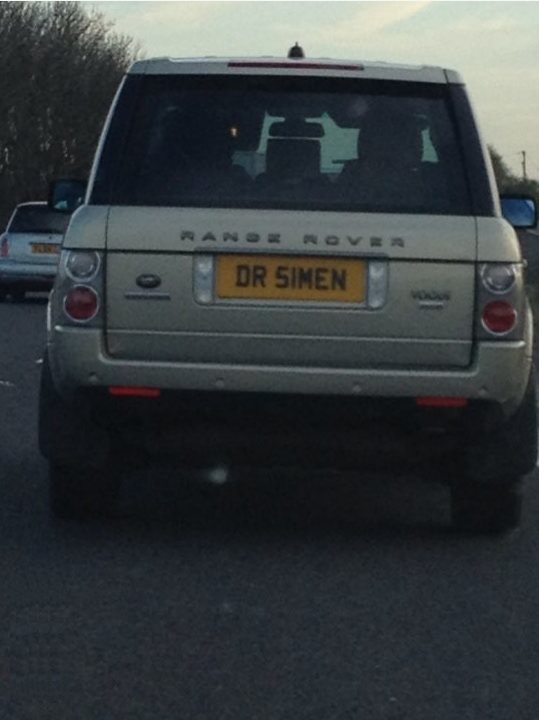 What crappy personalised plates have you seen recently? - Page 240 - General Gassing - PistonHeads