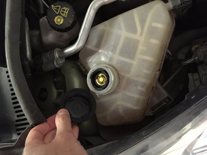 Ford Fiesta - Half of expension tank cap stuck in tank - Page 1 - Engines & Drivetrain - PistonHeads