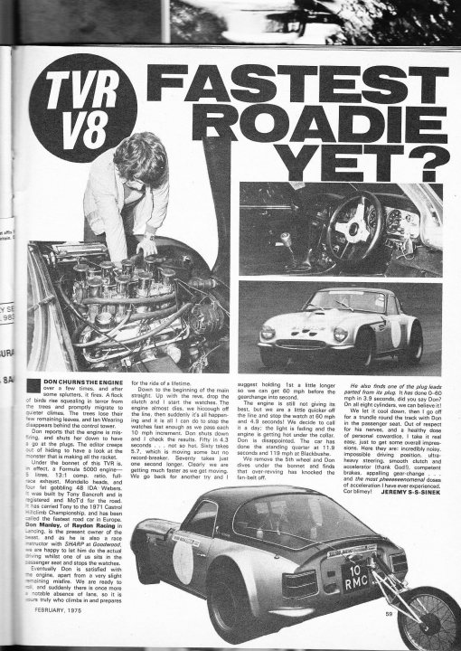 Early TVR Pictures - Page 97 - Classics - PistonHeads