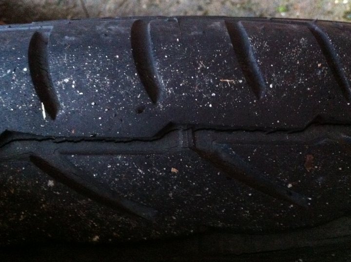 Cracks between tyre treads - chance of warranty? - Page 1 - General Gassing - PistonHeads