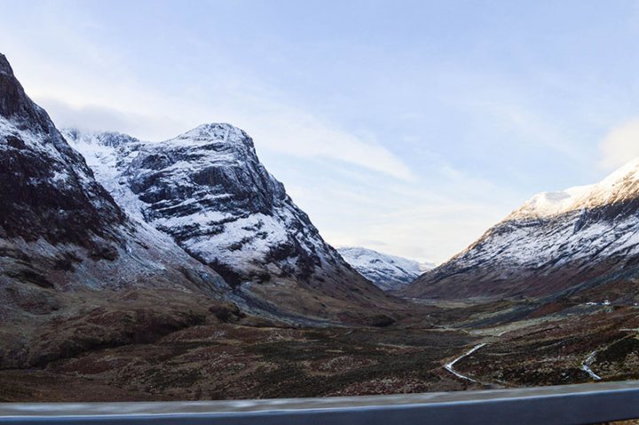 A large mountain range covered in snow covered mountains - Pistonheads