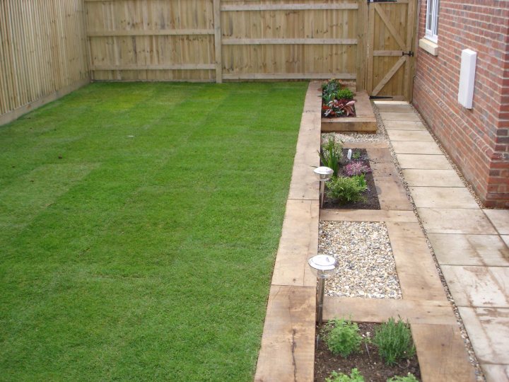 Has anyone build raised border using (new) oak sleepers - Page 1 - Homes, Gardens and DIY - PistonHeads