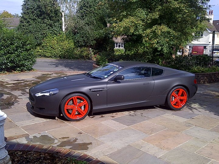Has anyone got any pics of their DB9 with DBS wheels on? - Page 1 - Aston Martin - PistonHeads