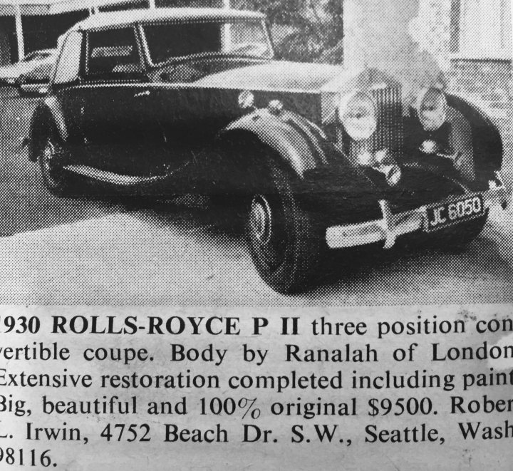 1930s Rolls - Has It Survived ?  - Page 1 - Classic Cars and Yesterday's Heroes - PistonHeads