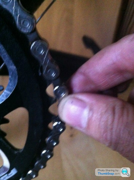 shortening bicycle chain