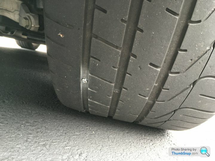 Nail in tyre - can this be repaired? - Page 1 - General Gassing -  PistonHeads UK