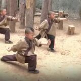 Young Chinese Shaolin Monks Display Amazing Feats Of Flexibility