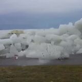 Ice Tsunami, Lake Erie