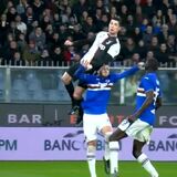 Cristiano Ronaldo casually leaps off of one leg, reaching heights up to 2.56 Meters