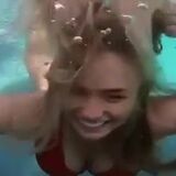 Natalie Alyn Lind underwater