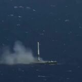 The Falcon 9 returns to Earth