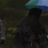 Just a Nazgul with an umbrella