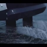 Electric hydrofoil boat “SeaBubbles”