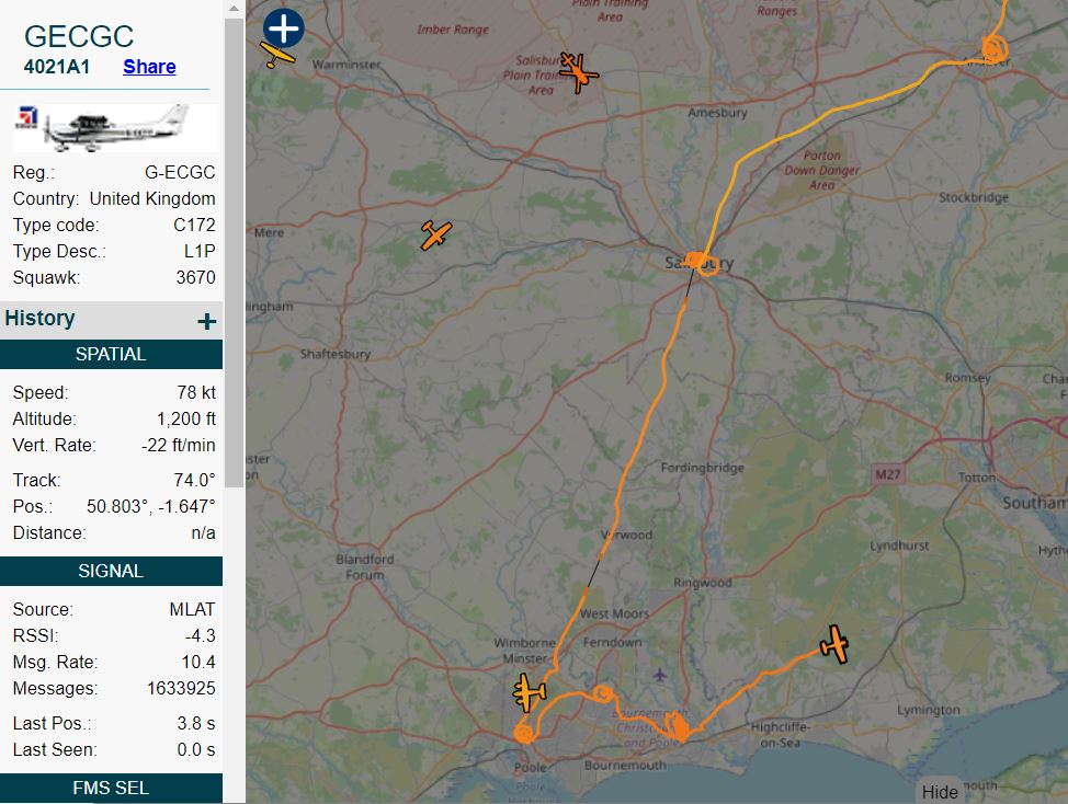 Cool things seen on FlightRadar - Page 155 - Boats, Planes & Trains - PistonHeads