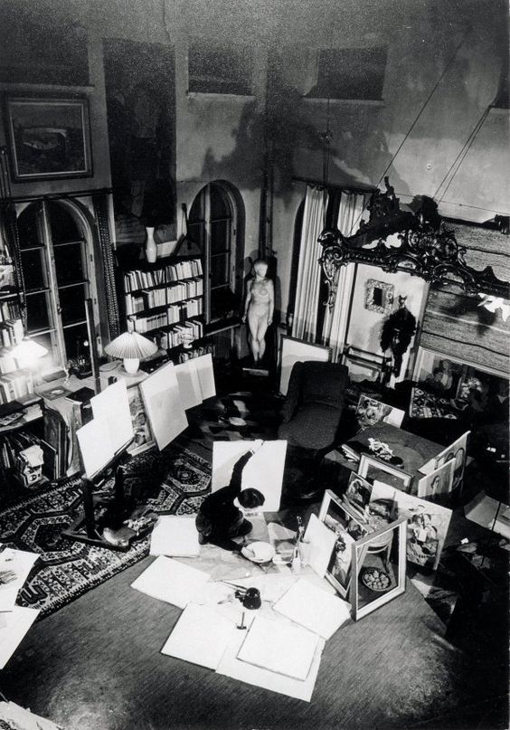 TOVE JANSSON (1914-2001) IN HER ATELIER-HOME, BY UNKNOWN PHOTOGRAPHER: 