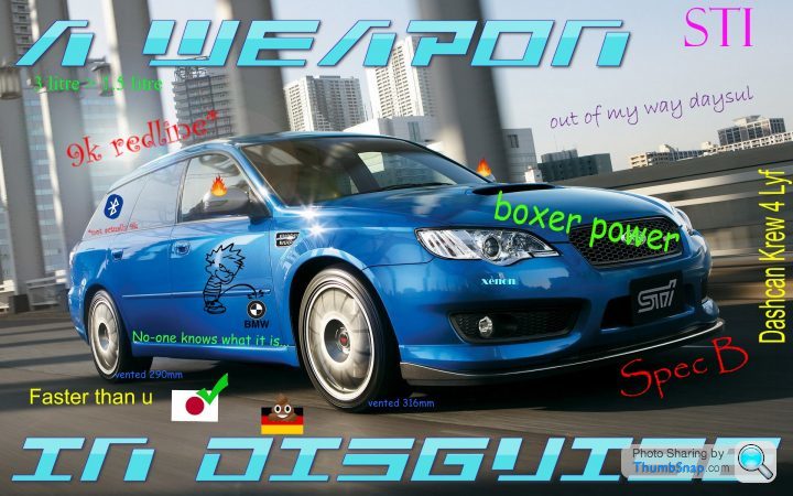 RE: Subaru Legacy Spec B: Spotted - Page 5 - General Gassing - PistonHeads