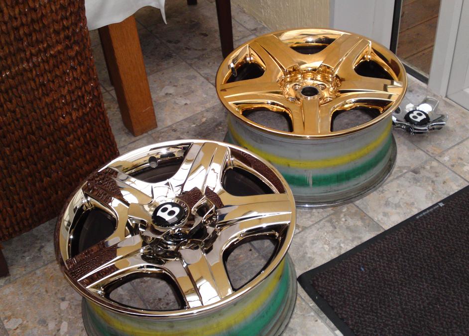Wheels Pistonheads Gold Plated