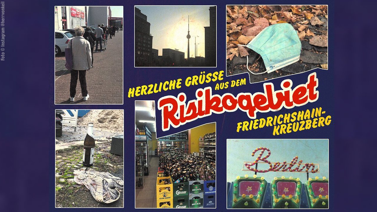 Herzliche Grüße aus dem Risikigebiet Friedrichshain-Kreuzberg