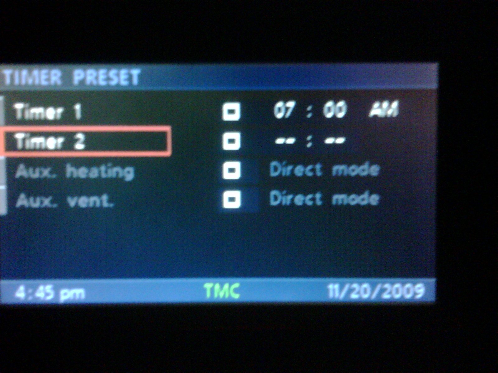 Series Aux Pistonheads Heating